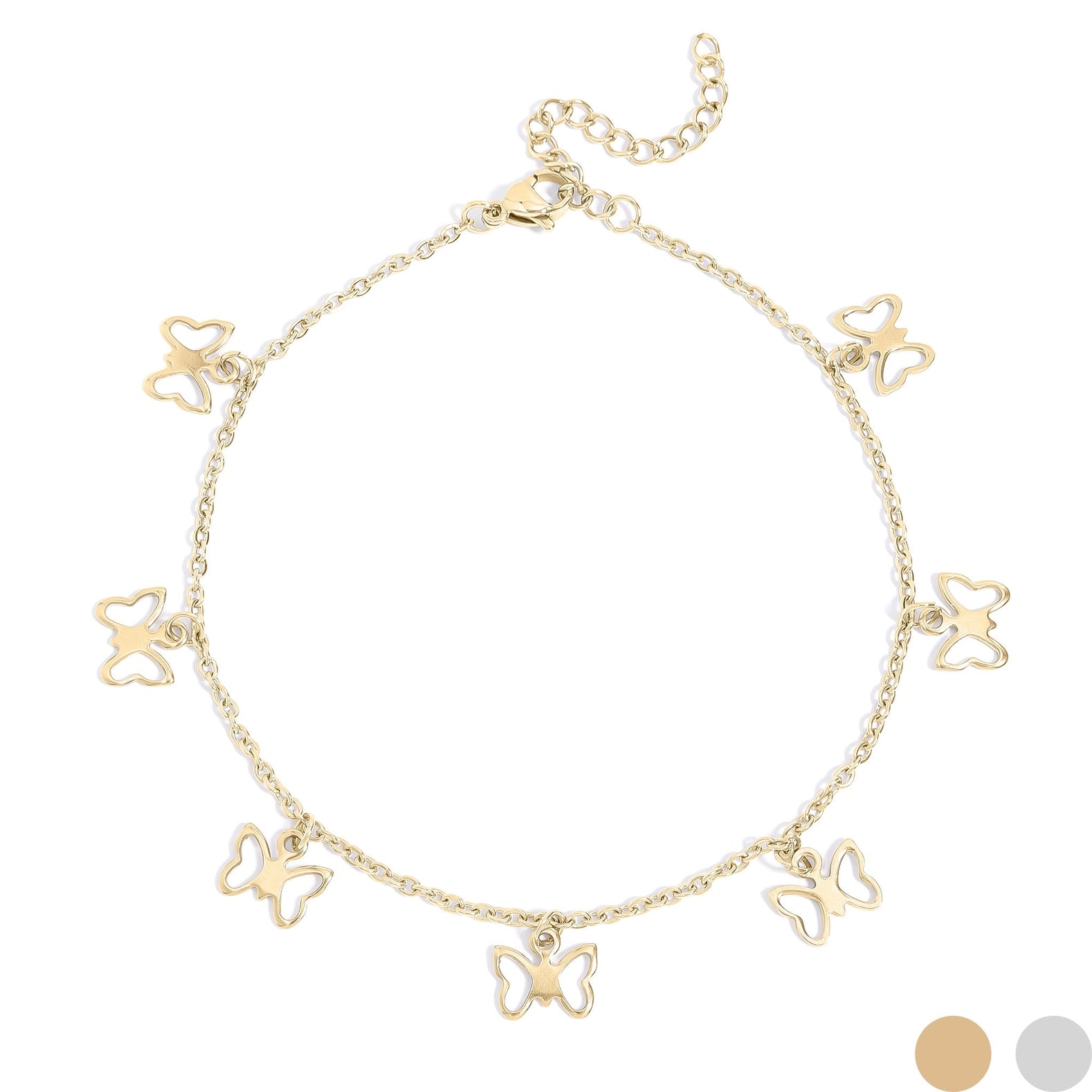 Butterfly Charm Anklet