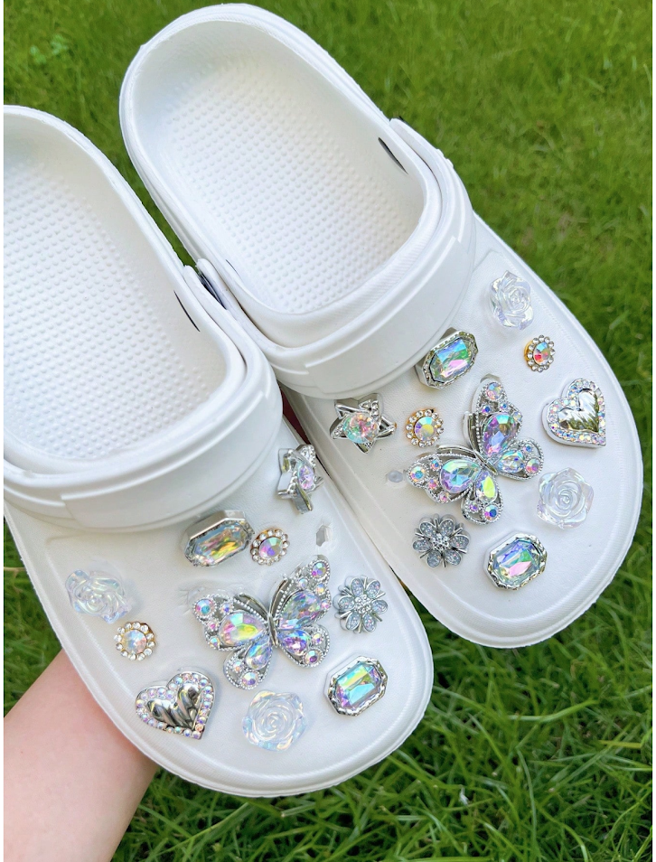 Elegant Butterfly Shoe Charm Collections