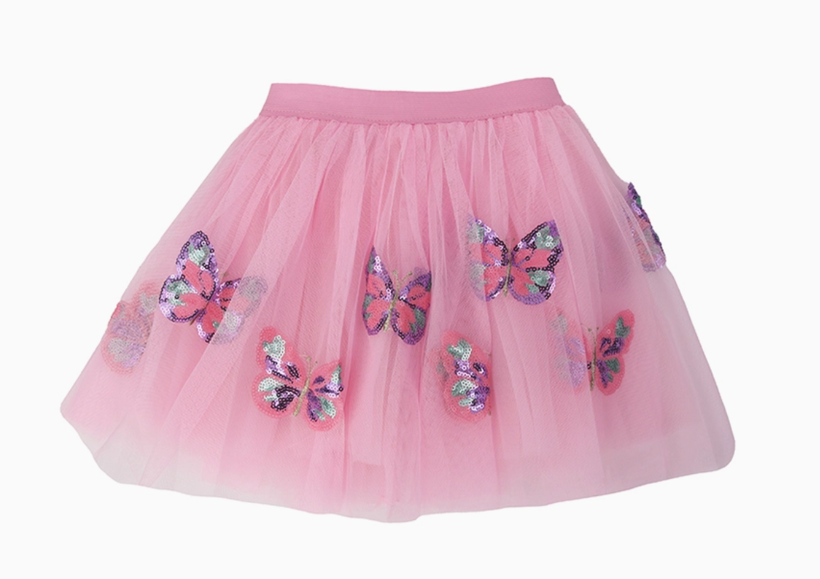Pink Sequin Butterfly Tutu