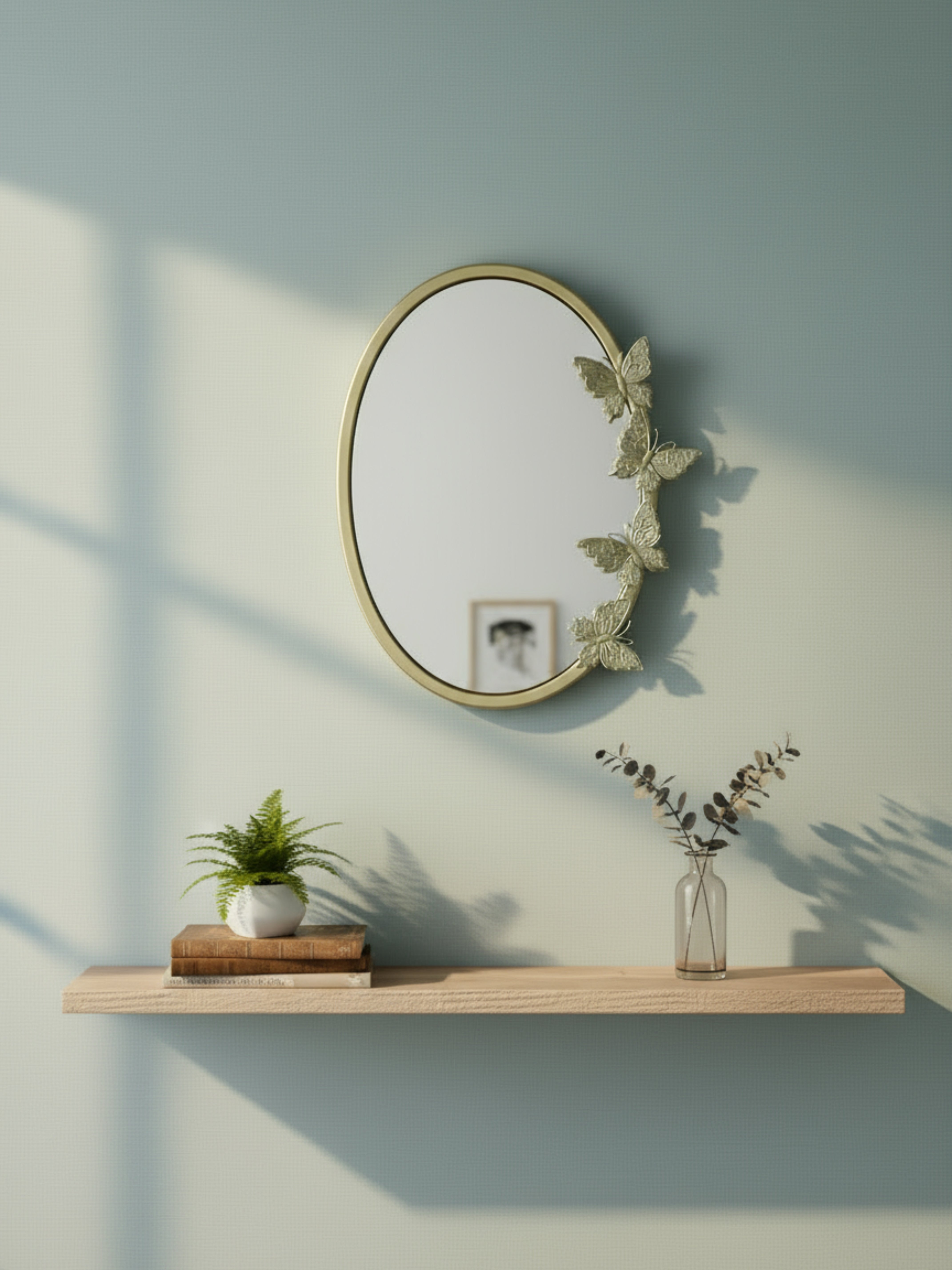 Golden Accent Mirror